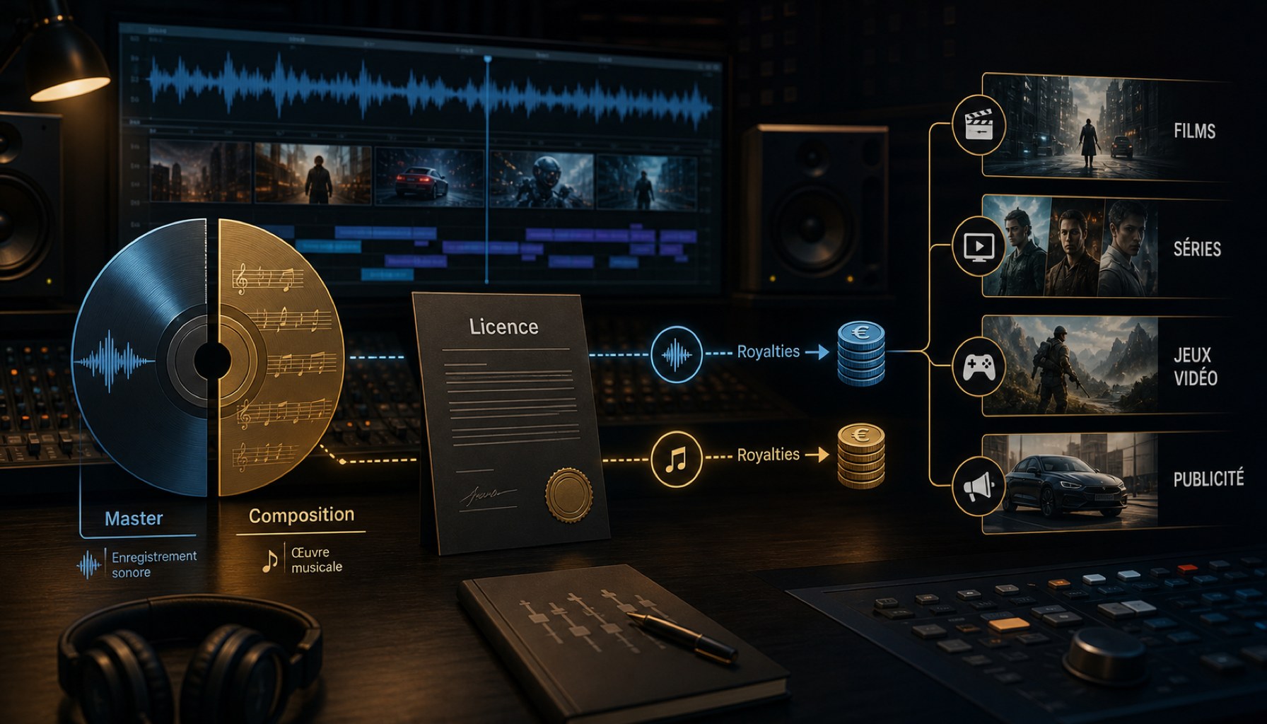 Licences de synchronisation : comment les producteurs peuvent gagner de l'argent avec de la musique